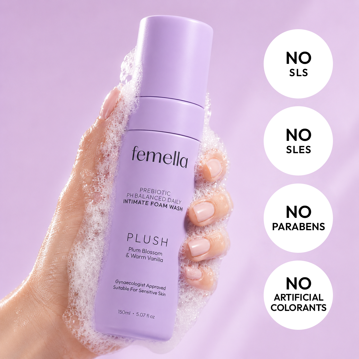 Prebiotic pH Balanced Intimate Wash PLUSH 300ml